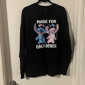 Disney Long Sleeved Stitch Shirt